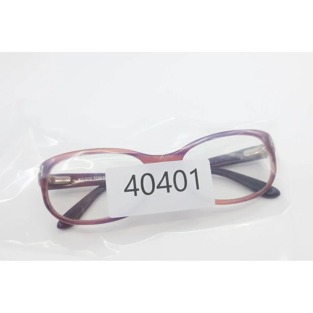 Tom Ford TF5229 083 Purple Pink Marble Cat Eye Eyeglasses Frames 54-17-135 Italy